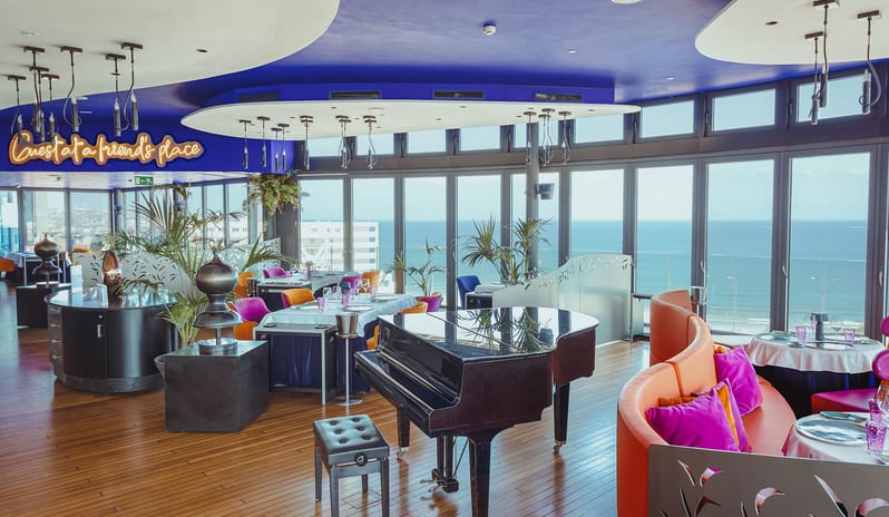 HOTEL BOHEMIA SUITES - 360 DEGREE RESTAURANT INTERIOR